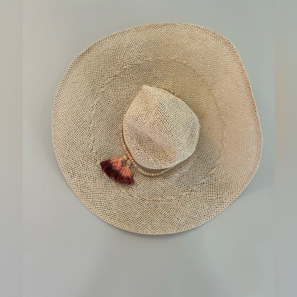 Target floppy oversized sun hat with tassels